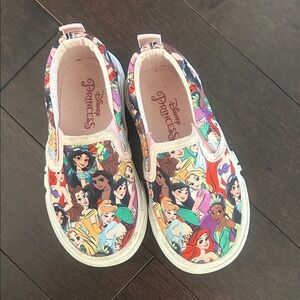 Disney Princess Multicolor Slip-On Sneakers